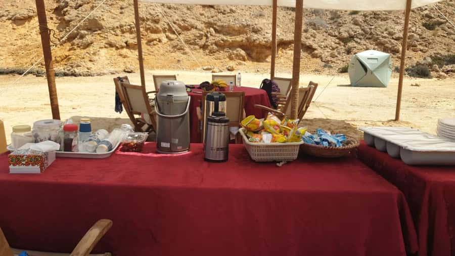 Camping to the Daymaniyat Islands with an overnight stay - Breakfast and the second morning