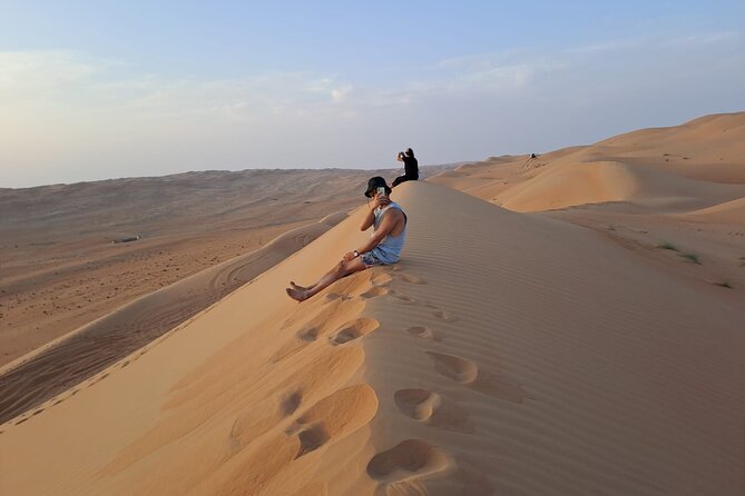 Desert Guided Overnight Camp Tour - The mountain road from Muscat to Wadi Bani Khalid