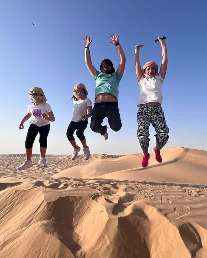 Desert Safari, Sunset & Sand Bashing (Rub Al Khali Desert) - Sunset from the dunes