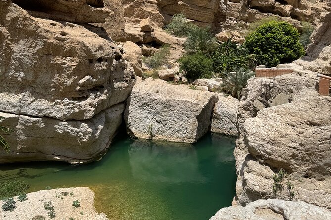From Muscat Wadi Shab and Bimmah Sinkhole Tour - What the $120 price covers