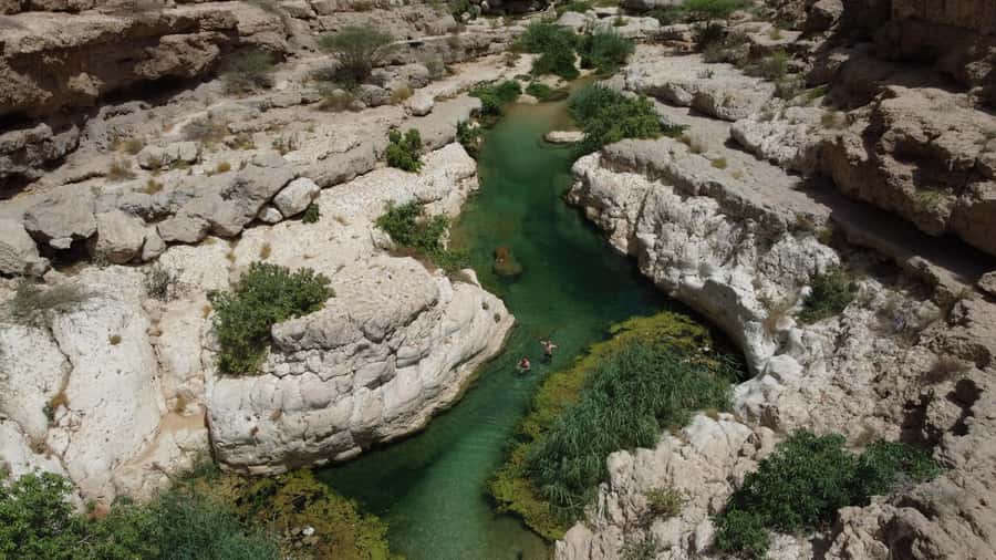 From Muscat: Wadi Shab & Bimmah Sinkhole Full-Day Tour - Bimmah Sinkhole after the canyon