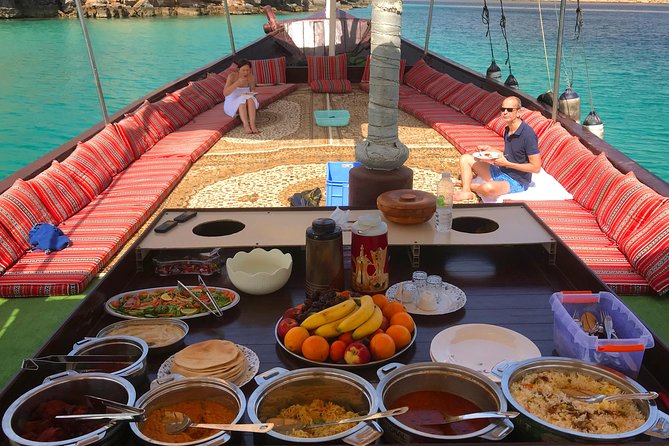Full Day Dhow Cruise to Khor Sham with lunch & Snorkeling (Shore excursions) - Seebi Island and the second chance to snorkel