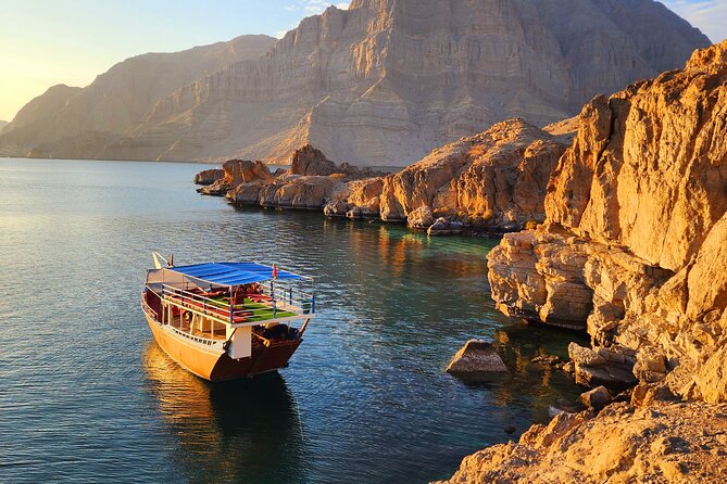 Full day Dhow: Khasab, Musandam: Dolphins, Snorkeling & Fjords - Khor Sham and the optional hike
