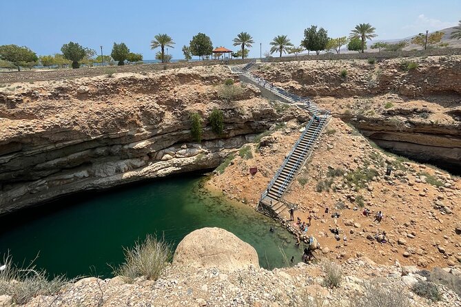 Full Day Private Tour to Wadi Shab and Bimmah Sinkhole - From Muscat to Oman’s coastal canyon country