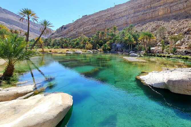 Full-Day Private Wahiba Sands Desert and Wadi Bani Khalid Tour - Wadi Bani Khalid changes the pace completely