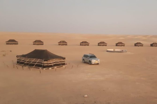 Golden Dunes Getaway: Overnight Safari in Salalah’s Empty Quarter - Dune bashing and sunset at Al-Khadaf