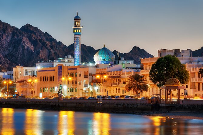 Historical Muscat Sunset Tour - Cemetery Bay and the approach to old Muscat