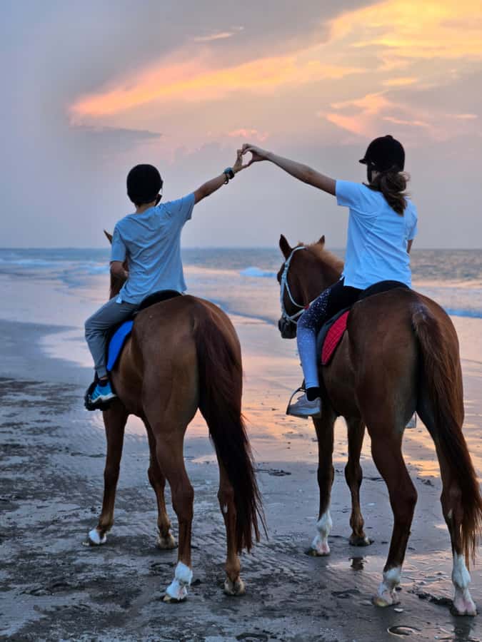 Horse Riding Oman - 2 hour ride - The first few minutes: safety, horses, and a calm start
