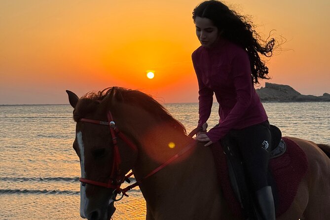 Horseback Riding Muscat Beach - Riding from the Suwadi Al Sawadi meeting point