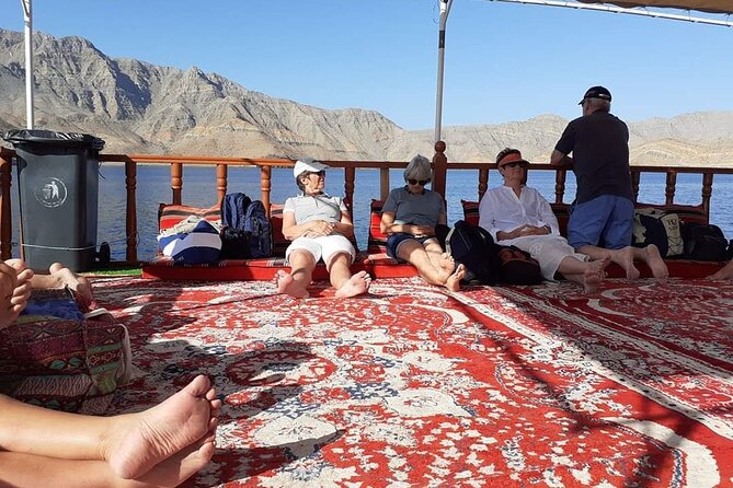 Khasab Dhow cruise-Half day with summing, dolphin watching - Musandam scenery from a wooden dhow