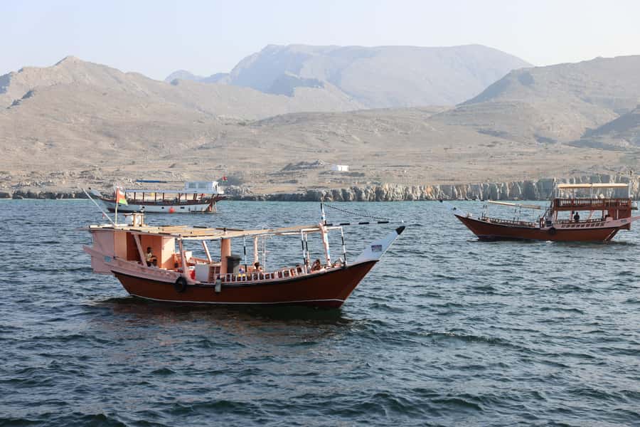 Khasab: Dhow Cruise with Lunch, Dolphin Watching& Snorkeling - The boat atmosphere and group size
