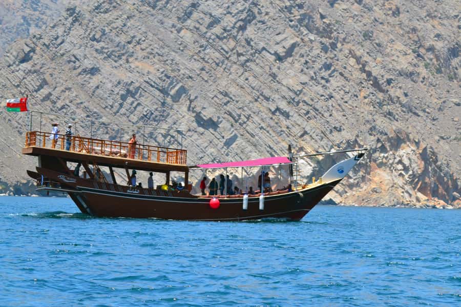 Khasab: Dolphin Watching Day Tour with Snorkeling & Lunch - Telegraph Island, the first swim stop