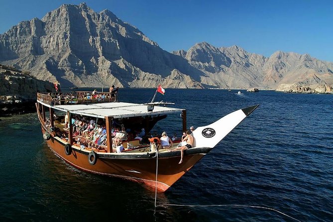 Musandam Khasab Day Trip and Dhow Cruise from Dubai - Swimming, snorkeling, and an Omani lunch