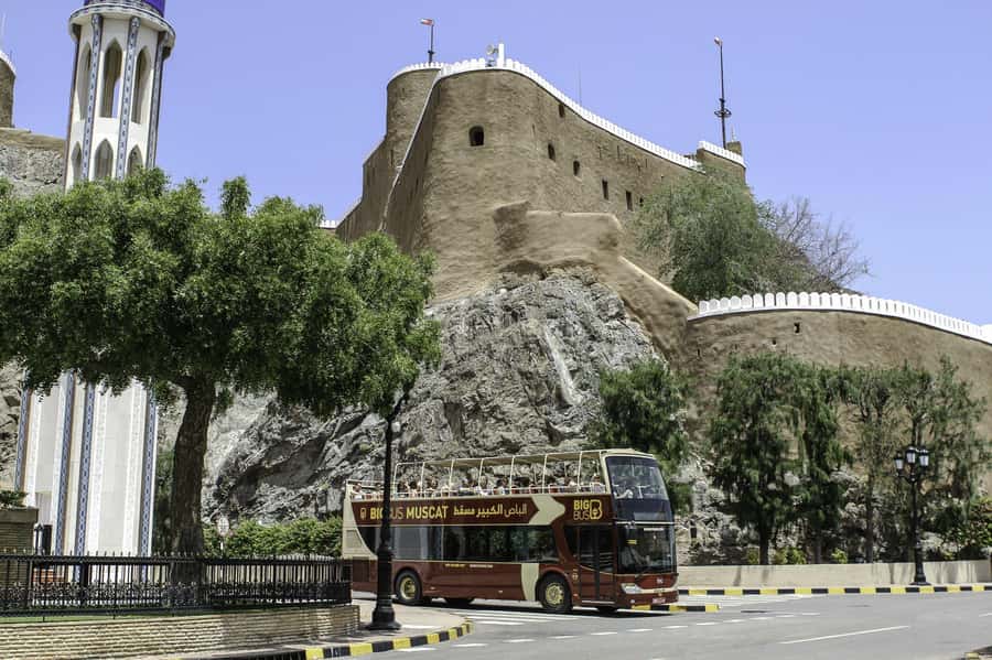 Muscat: Big Bus Hop-On Hop-Off Sightseeing Tour - Muttrah Fort and the old harbor view