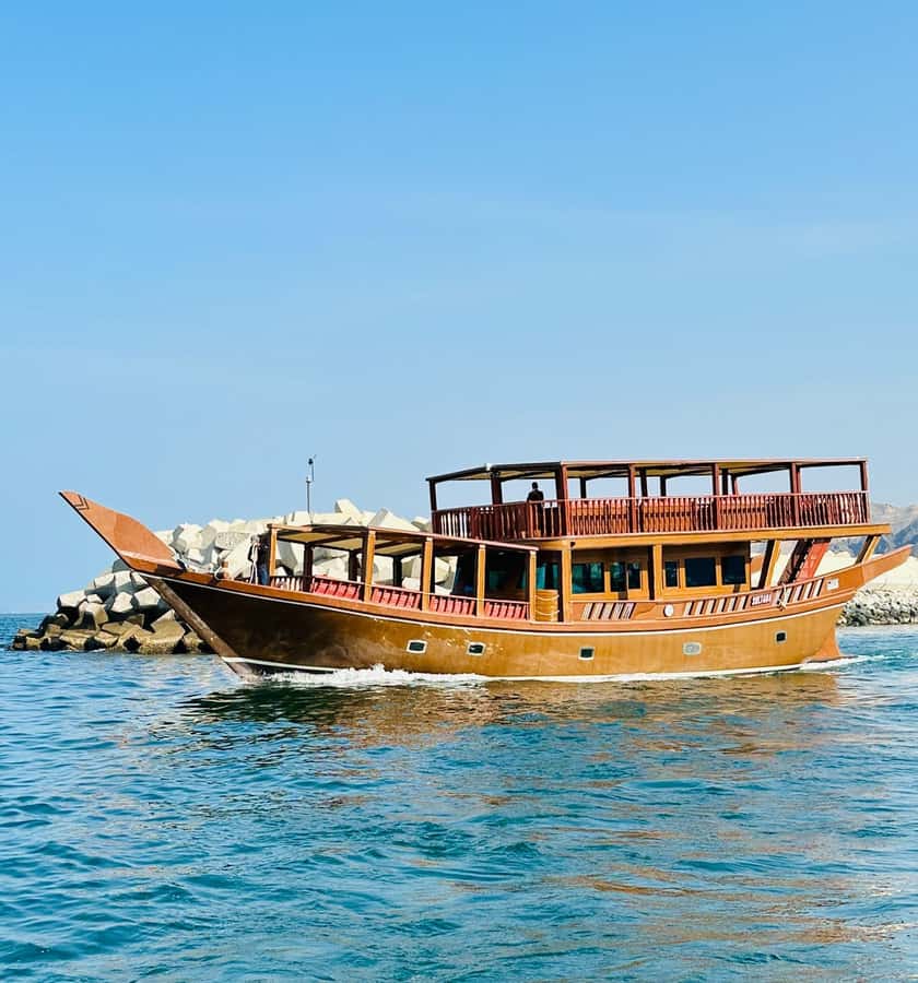 Muscat: Omani Dhow Coastal and Sunset Cruise - Setting out from Marina Bandar Al Rowdha