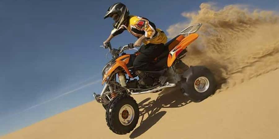 Muscat:Optional Quad Bike with Sunset Watching, Pickup&BBQ - The 75-minute quad section and what you actually pay for