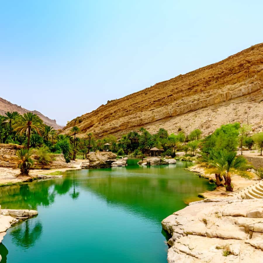 Muscat: Wahiba Sands Desert & Wadi Bani Khalid Full Day Tour - The long road through the Sumail gap