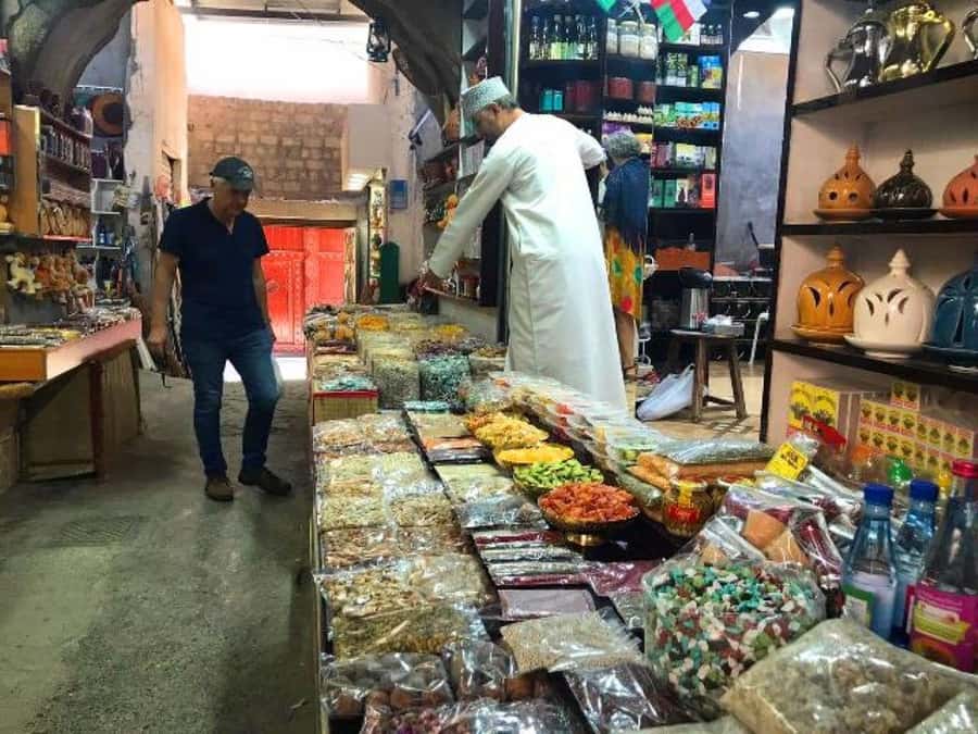 Nizwa Market, Nizwa Fort, Misfat Al Abriyeen, Jabal Shams - Misfat Al Abriyeen, a village built around water