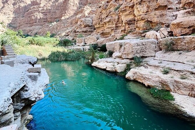 Private Full- Day Wadi Shab-Bimmah Sinkhole-Fins Beach Tour - Bimmah Sinkhole and the quick photo stop