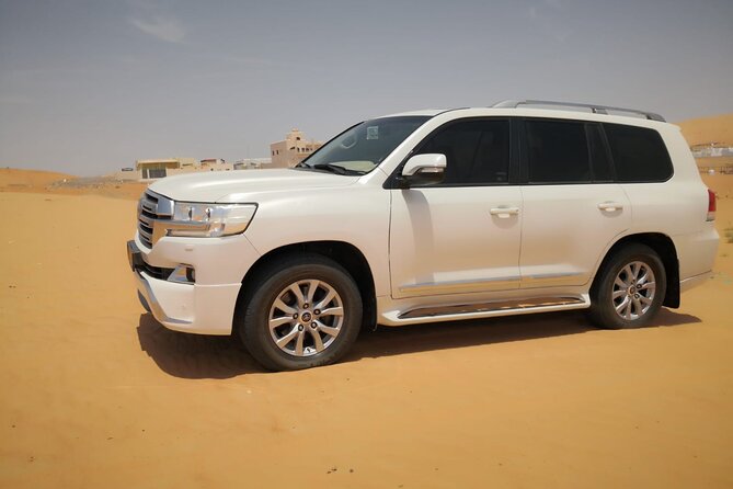 Private Transfer from Muscat to Wahiba Sand Desert by 4WD Vehicle - Entering the desert and arranging the next step