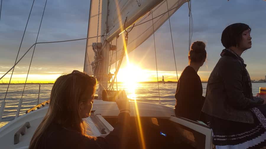 Sunset Dhow Cruise - Passing Muscat Yacht Club and Sidab Fishing Village