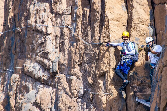Via Ferrata And Zip Line - The stairway brings you toward the finish