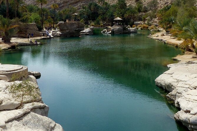 Wadi Shab and Bimmah Sinkhole 4X4 (Private Tour ) - Entering Wadi Shab by boat and trail