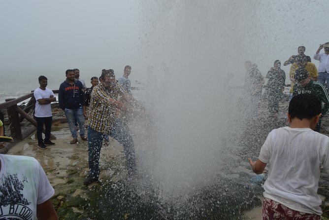 West Salalah Tour - Caribbean of Orient - Fazayah Beach with City - Seeing frankincense in the wild